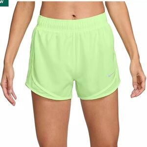 NEW Nike Women's Brief Lined Mid Rise Bright Green Shorts Size XS